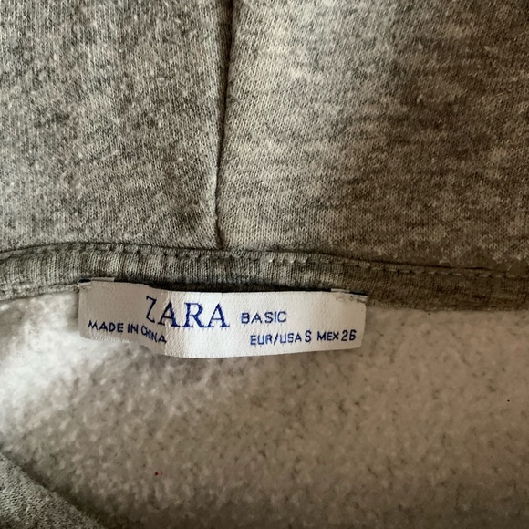 SOLD 2 FOR $25 DEAL! Zara Cropped Sweatshirt - Picture 4 of 4